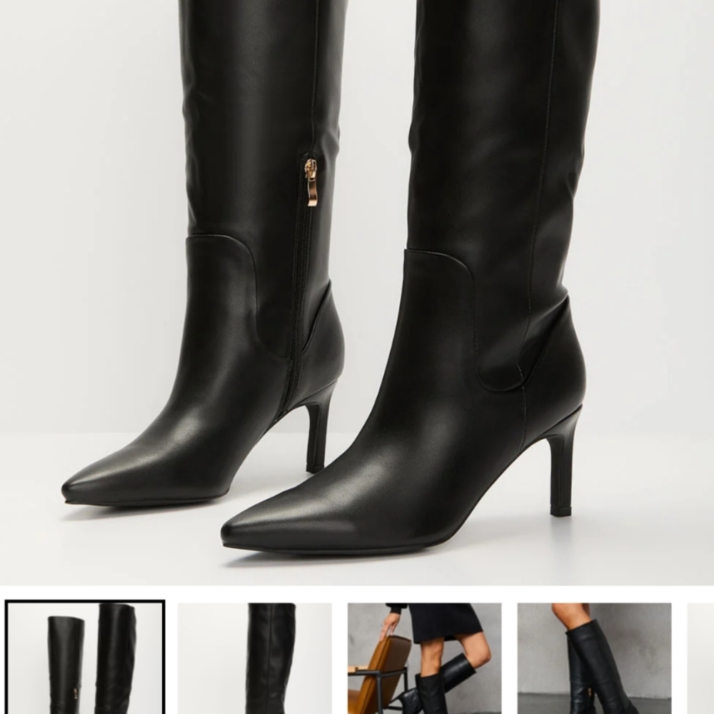 Billini Black Heeled Boots
